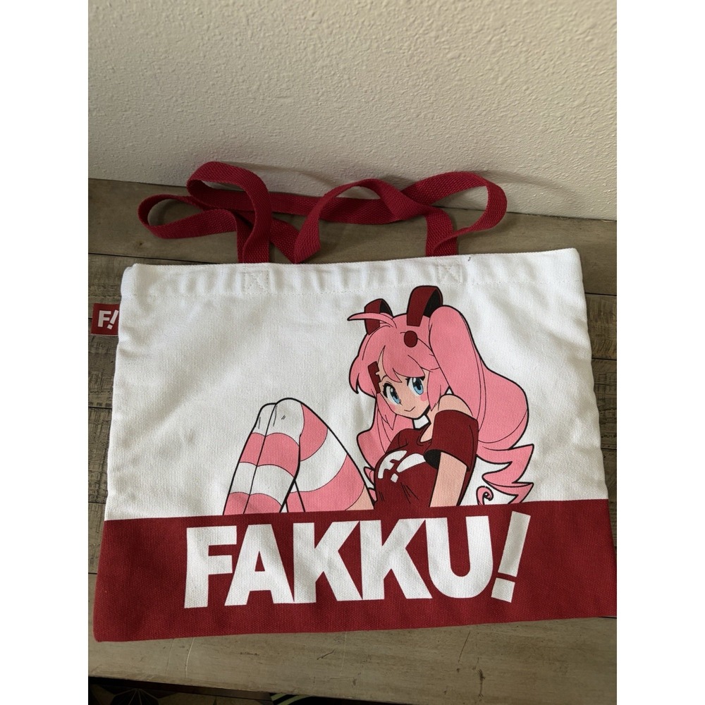 FAKKU Tote Bag Anime Expo Hentai New Japanese Momoka Logo